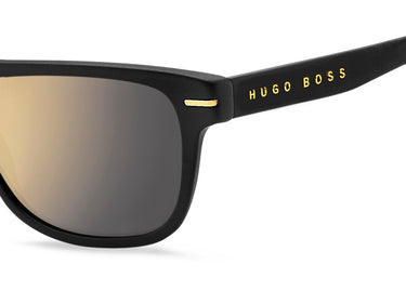 Men Hugo Boss Sunglasses: Boss 1322/S - Matte Gold Black - SpecSMART Eye Clinic (Zoom View)